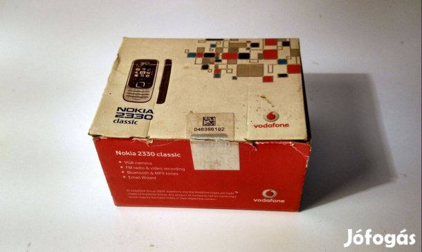 Nokia 2330 Classic (2009) üres doboz (Ver.1) sérült