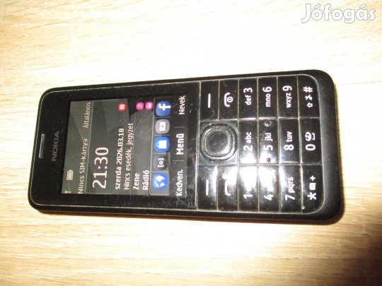 Nokia 301 nyomógombos telefon