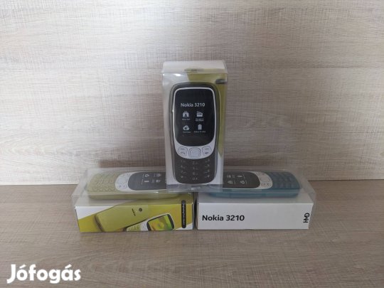 Nokia 3210 4G, Blue/Gold/Black, Dual SIM, Új (0 Perces)!