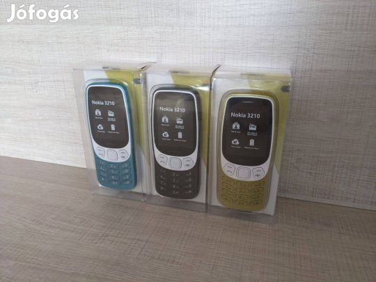 Nokia 3210 4G, Blue - Gold - Black, Dual SIM, Új (0 Perces)