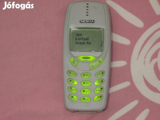 Nokia 3330 független, új gyári előlappal