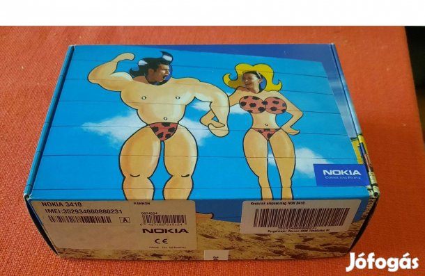 Nokia 3410 mobiltelefon doboza