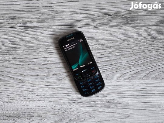 Nokia 6303 , Fekete , magyar nyelvű