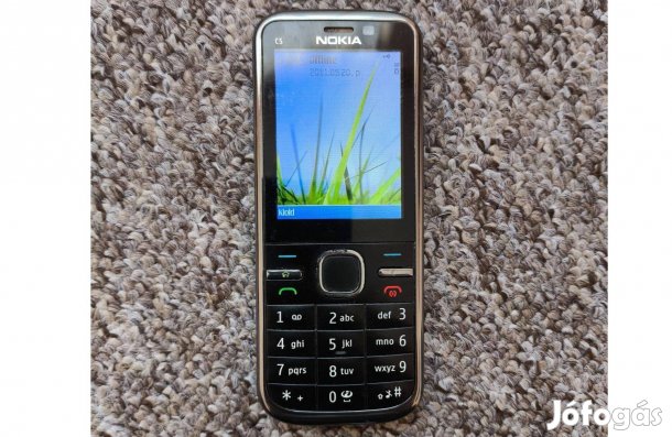 Nokia C5-00 magyar nyelvű mobiltelefon szép állapotban eladó Baján
