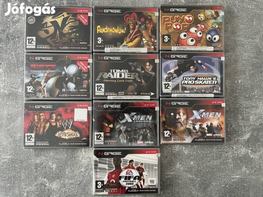 Nokia N-Gage játékok és övtáska