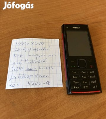 Nokia X2-00 kártyafüggetlen 