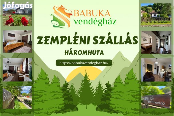 Nőnapi hétvége a Zemplénben önálló vendégházban Háromhután
