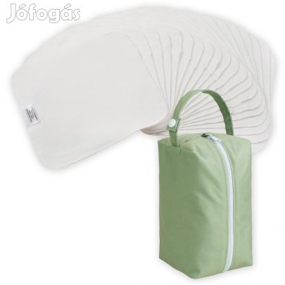 Nora's Nursery 13 db-os újrafelhasználható pelenkabetét tárolóval, OU