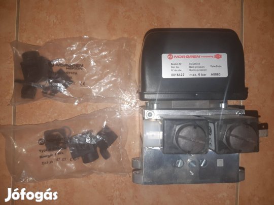 Norgren 0016422 dupla biztonsági mágnesszelep, új /209
