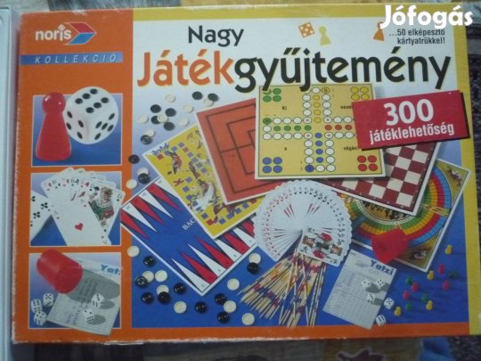 Noris Nagy játékgyűjtemény 300 játéklehetőség családi társasjáték
