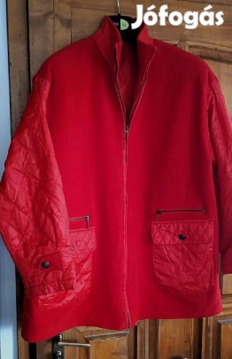 Norma creation pille könnyű, extra méretű, piros polár kabát