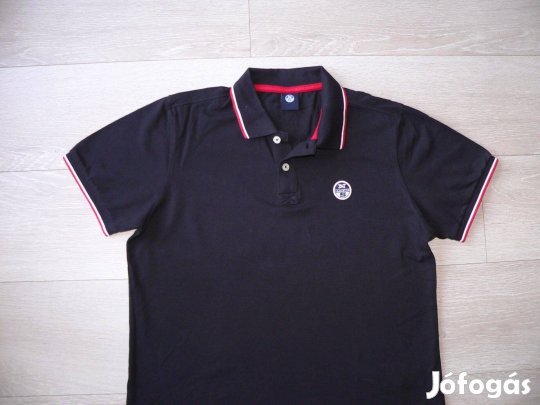 North Sails rövid ujjú galléros póló (M)