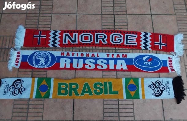 Norvég sál orosz sál brazil szurkolói foci sál 3db
