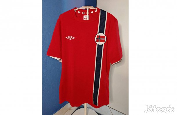Norvég válogatott eredeti Umbro 2012-13 mez (M)