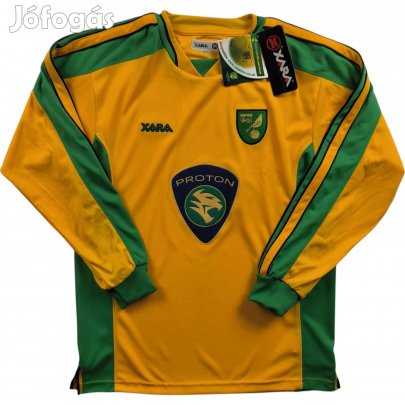 Norwich City 2003-05 Xara hazai hosszú ujjú *Új* foci mez S-es