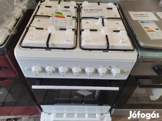 Novacook 57 cm széles kombi gáztűzhely 2 év garanciával