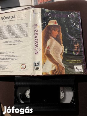 Nővadászok vhs nagytok thriller.  