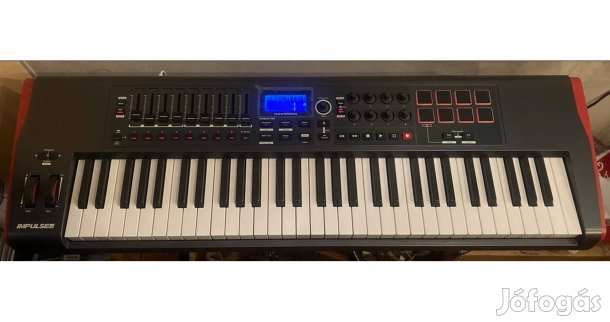 Novation Impulse 61 MIDI keyboard újszerű állapot, dobozzal