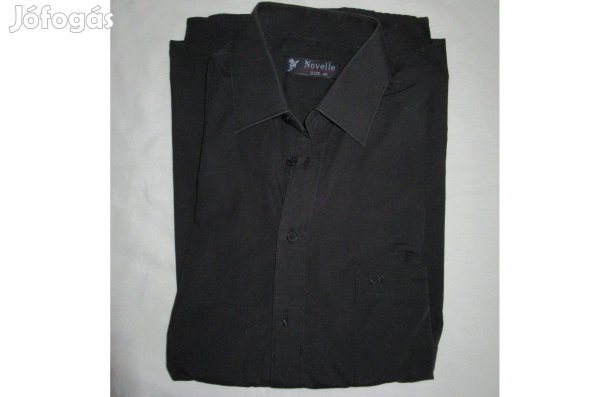 Novelle hosszú ujjú fekete ing 40 M