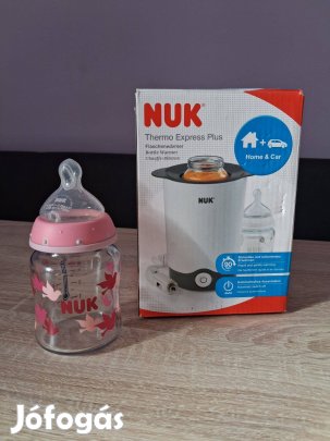Nuk Thermo Express Plus tej- és ételmelegítő, autós és otthoni