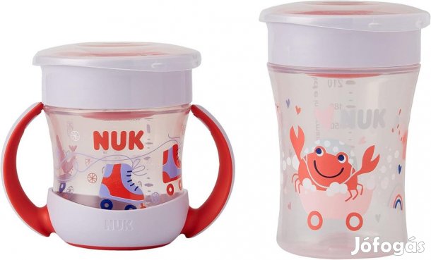 Nuk itatópohár szett Magic Cup és Mini magic Cup, OUTLET termék