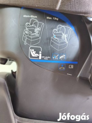 Nuna babahordozó isofix talppal