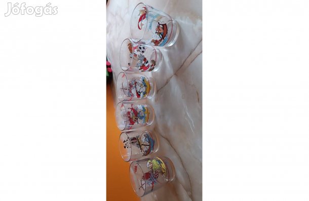 Nutella üvegpoharak, Asterix és Obelix francia képregénysorozat