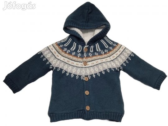 Nutmeg Új (címkés) Fiú Kardigán (Méret: 80)
