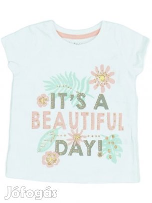 Nutmeg Új (címkés) Lány Póló (Méret: 92)