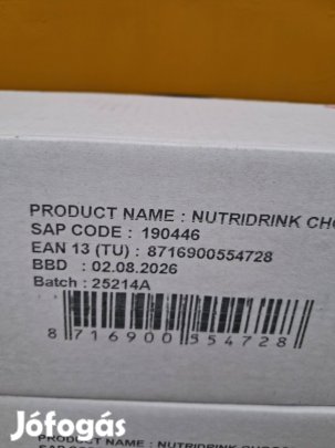 Nutricia Nutridrink, csokoládé 