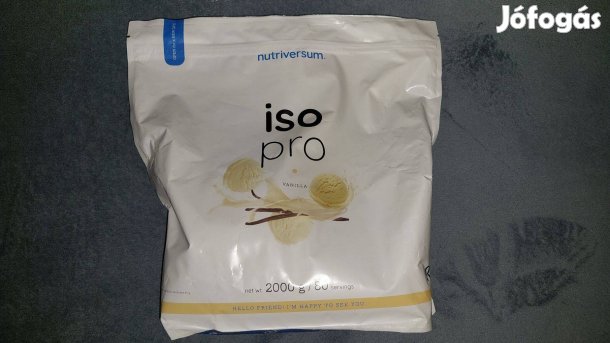 Nutriversum Iso Pro fehérjepor 2000 g vanília