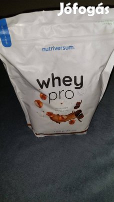 Nutriversum Whey Pro fehérjepor 1000 g mogyorós-csokoládé