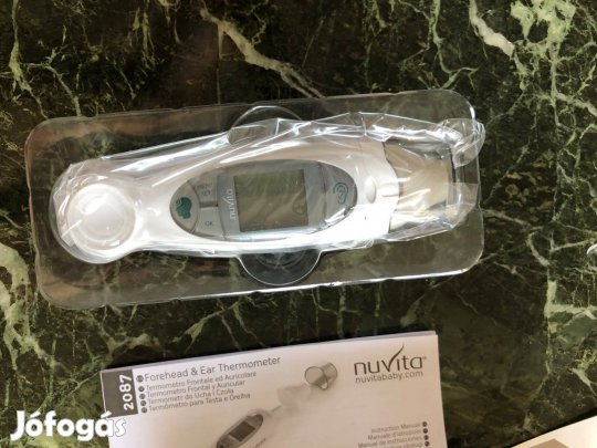 Nuvita fül és homlok lázmérő új