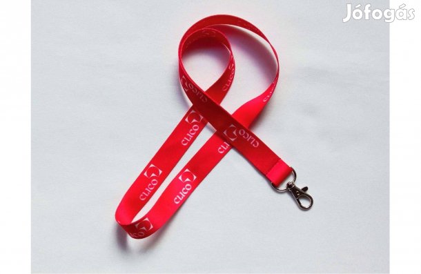 Nyakba is akasztható karabineres kulcstartó * Clico felirattal * Új!