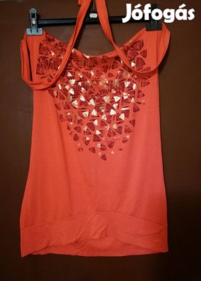 Nyakbakötős nyári,felsőkpamut-elasztán,kétféle,46-méret!/65