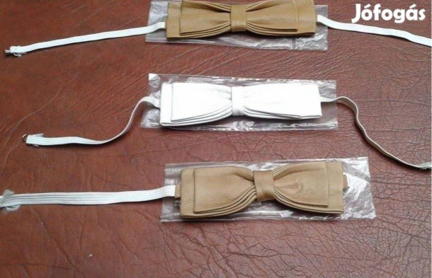 Nyakkendő valódi bőr csokornyakkendő Új