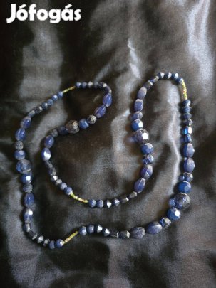 Nyaklánc, sötétkék