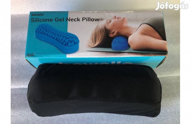 Nyakpárna Szilikon gél - cipzáros huzattal - 27 x 9 x 9 cm