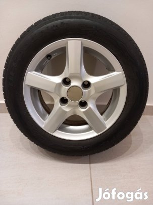 Nyári gumiabroncs szett, 185/60 R14, felnire szerelve
