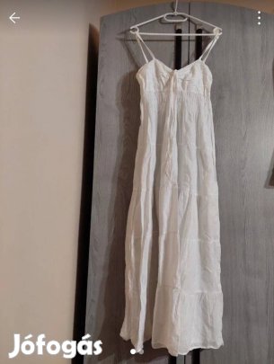 Nyári hosszú ruha,fehér színű, alig használt