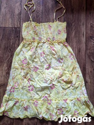 Nyári ruha - sárga virágos