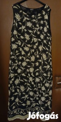 Nyári ruha, sötétzöld-sárgászöld mintával ,42-44-méret,csinos!/80