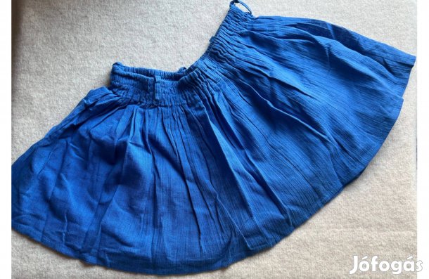 Nyári szoknya, pörgős, lányka, kék