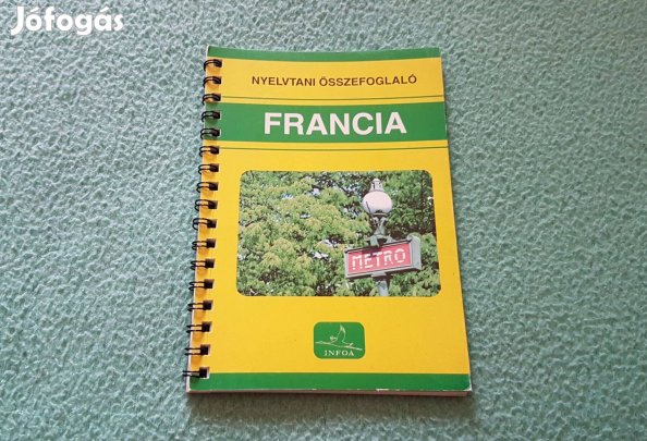 Nyelvtani összefoglaló - Francia könyv