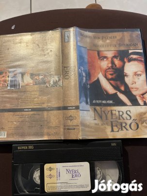 Nyers erő thriller vhs 