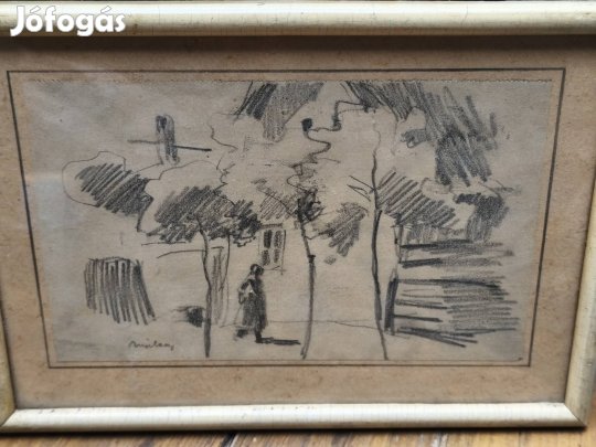 Nyilasy Sándor festmény tanulmány 