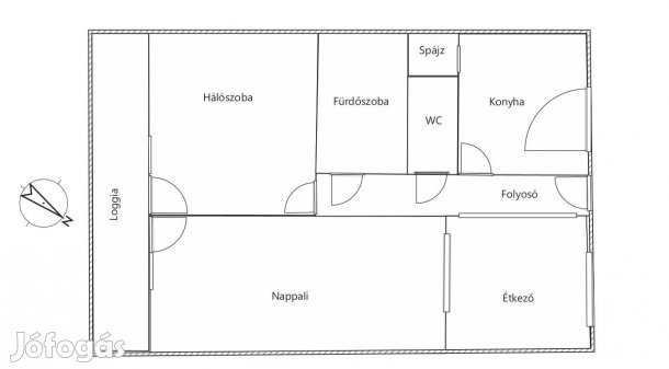 Nyíregyháza Ér utca | 68 m-es lakás loggiával, garázzsal