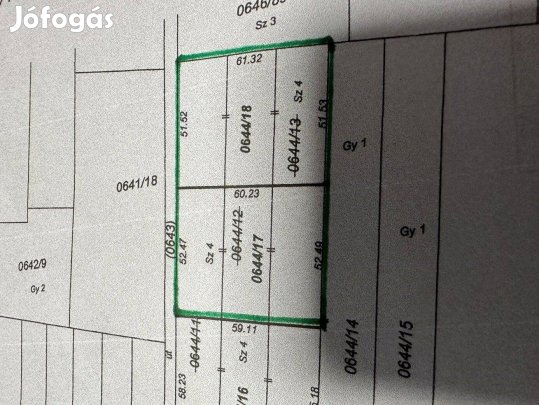Nyíregyháza - János bokorban 3000 nm kekerített telek eladó