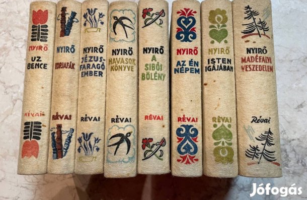 Nyírő József 8 kötet halina kötésben