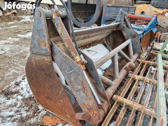 Nyitható homlokrakodó kanál